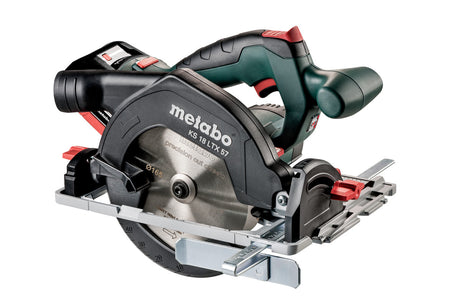 Metabo Sega circolare a batteria KS 18 LTX 57 18V 2x8Ah LiHD Caricabatteria ASC 145 metaBOX 340