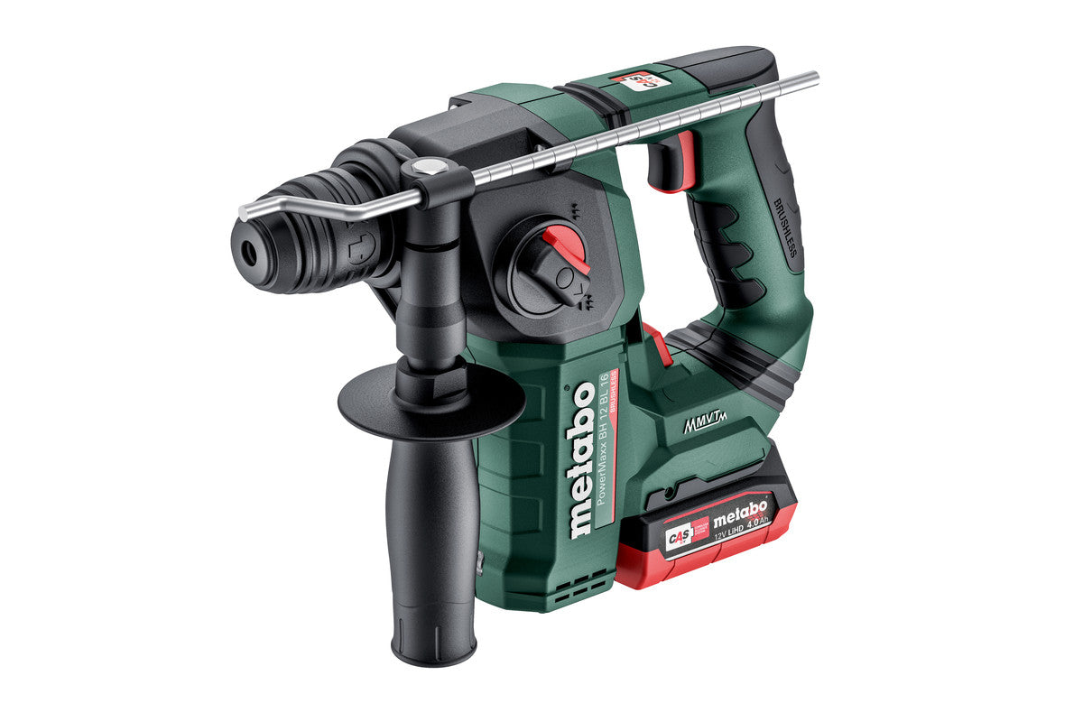 Metabo Martello a batteria PowerMaxx BH 12 BL 16 12V 2x4Ah LiHD Caricabatteria ASC 55 metaBOX 145