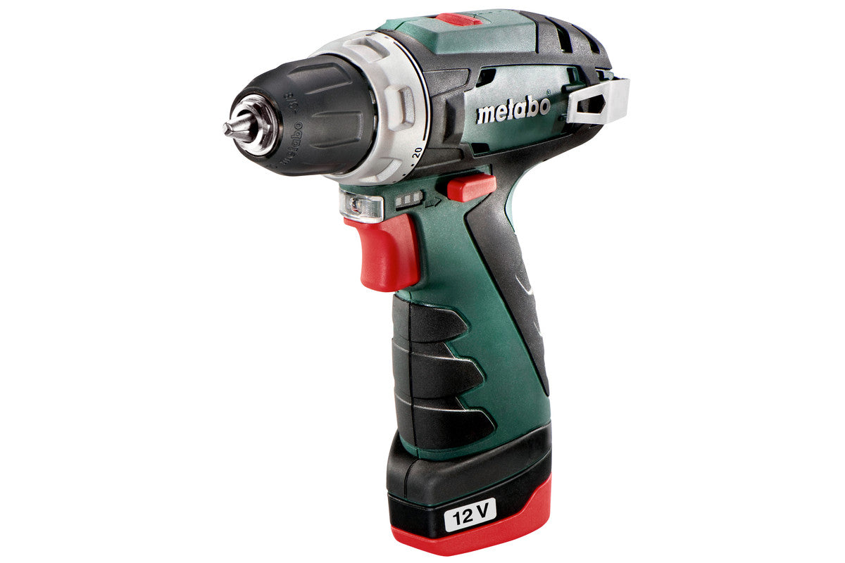 Metabo Trapano-avvitatore a batteria PowerMaxx BS Basic 12V 2x2Ah Li-Power Caricabatteria LC 12 Valigetta in plastica