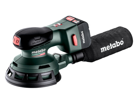 Metabo Levigatrice roto-orbitale a batteria PowerMaxx SXA 12-125 BL 12V 2x2Ah Li-Power Caricabatteria SC 30 metaBOX 215 con platorello di 125 mm