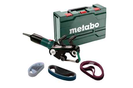 Metabo Levigatrice a nastro per tubi RBE 9-60 Set metaBOX 185 XL