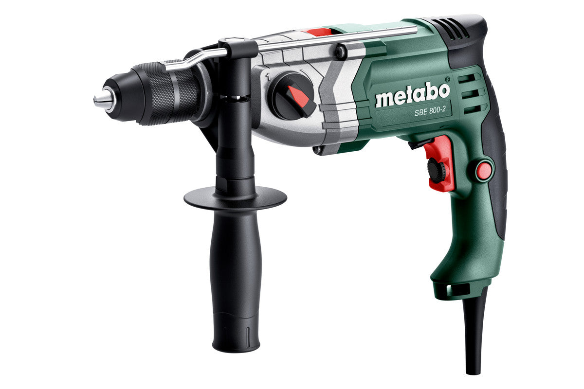 Metabo Trapano a percussione SBE 800-2 Valigetta in plastica