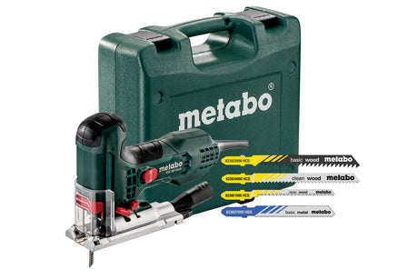 Metabo Seghetto alternativo STE 100 Quick Set Valigetta in plastica con 20 lame per seghetti alternativi