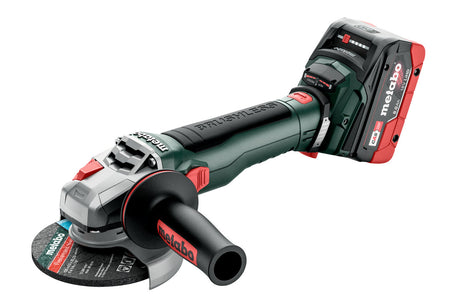 Metabo Smerigliatrice angolare a batteria WB 18 LT BL 11-125 Quick 18V 2x8Ah LiHD Caricabatteria ASC 145 metaBOX 165 L con freno ghiera autoserrante