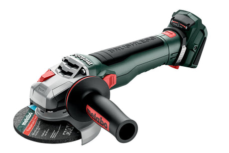 Metabo Smerigliatrice angolare a batteria WB 18 LT BL 11-125 Quick 18V metaBOX 165 L con freno ghiera autoserrante