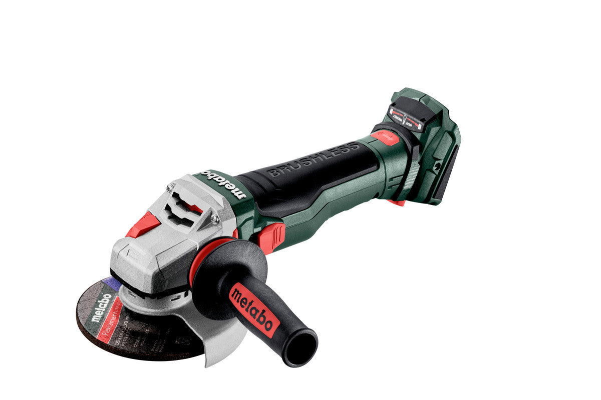 Metabo Smerigliatrice angolare a batteria WB 18 LTX BL 15-125 Quick 18V metaBOX 165 L con freno ghiera autoserrante