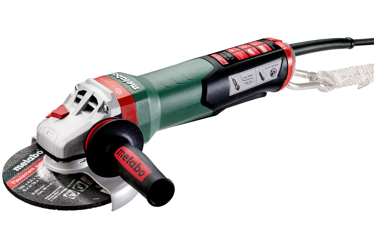 Metabo Smerigliatrice angolare WEPBA 19-150 Q DS M-Brush Scatola di cartone- con freno, ghiera autoserrante