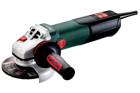 Metabo Smerigliatrice angolare WEV 15-125 Quick metaBOX 165 L- con regolazione del numero di giri, ghiera autoserrante