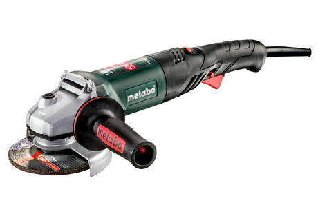 Metabo Smerigliatrice angolare WEV 1500-125 Quick RT Valigetta in plastica- con regolazione del numero di giri, ghiera autoserrante