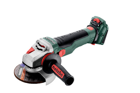 Metabo Smerigliatrice angolare a batteria WVB 18 LTX BL 15-125 Quick 18V metaBOX 165 L con freno regolazione del numero di giri ghiera autoserrante